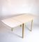 Table with drop leaves - Model 517 - White laminate top - Oak - Haslev Møbelsnedkeri