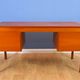 Mid Century Retro Vintage Danish 6 Drawer Teak Desk Domino Mobler 70s