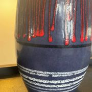 Vase vintage en céramique émaillée Germany