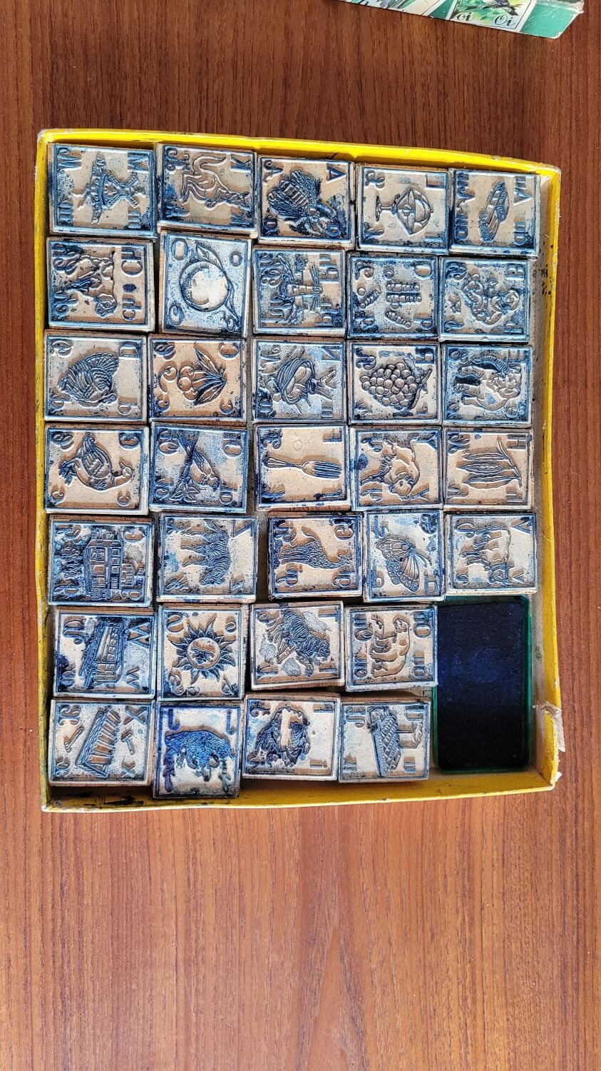 Alphabet stamps year 50