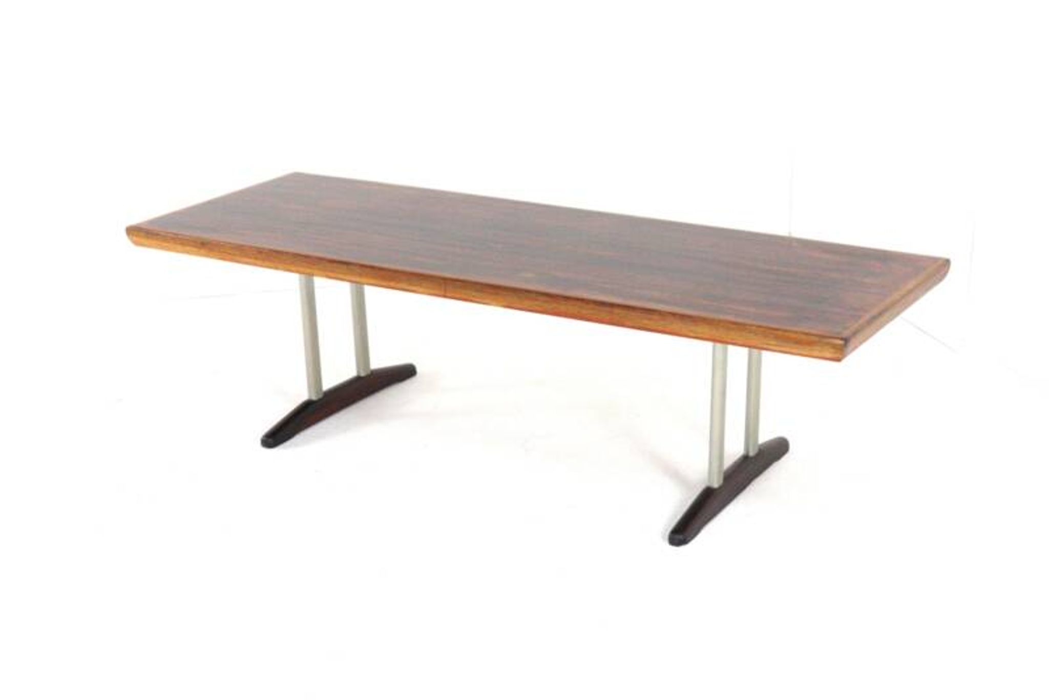Table basse en palissandre / noyer 'Drachten' - style mid-century modern