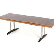 Table basse en palissandre / noyer 'Drachten' - style mid-century modern