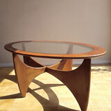 Astro oval coffee table by Victor Wilkins 1960