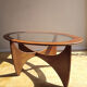 Table basse ovale Astro par Victor Wilkins 1960
