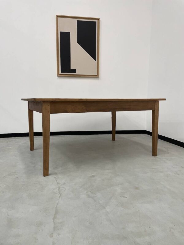 Table de ferme en pin 160 x 110 cm