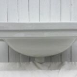 White ceramic washbasin, 1950