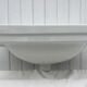 Lavabo en céramique blanche, 1950