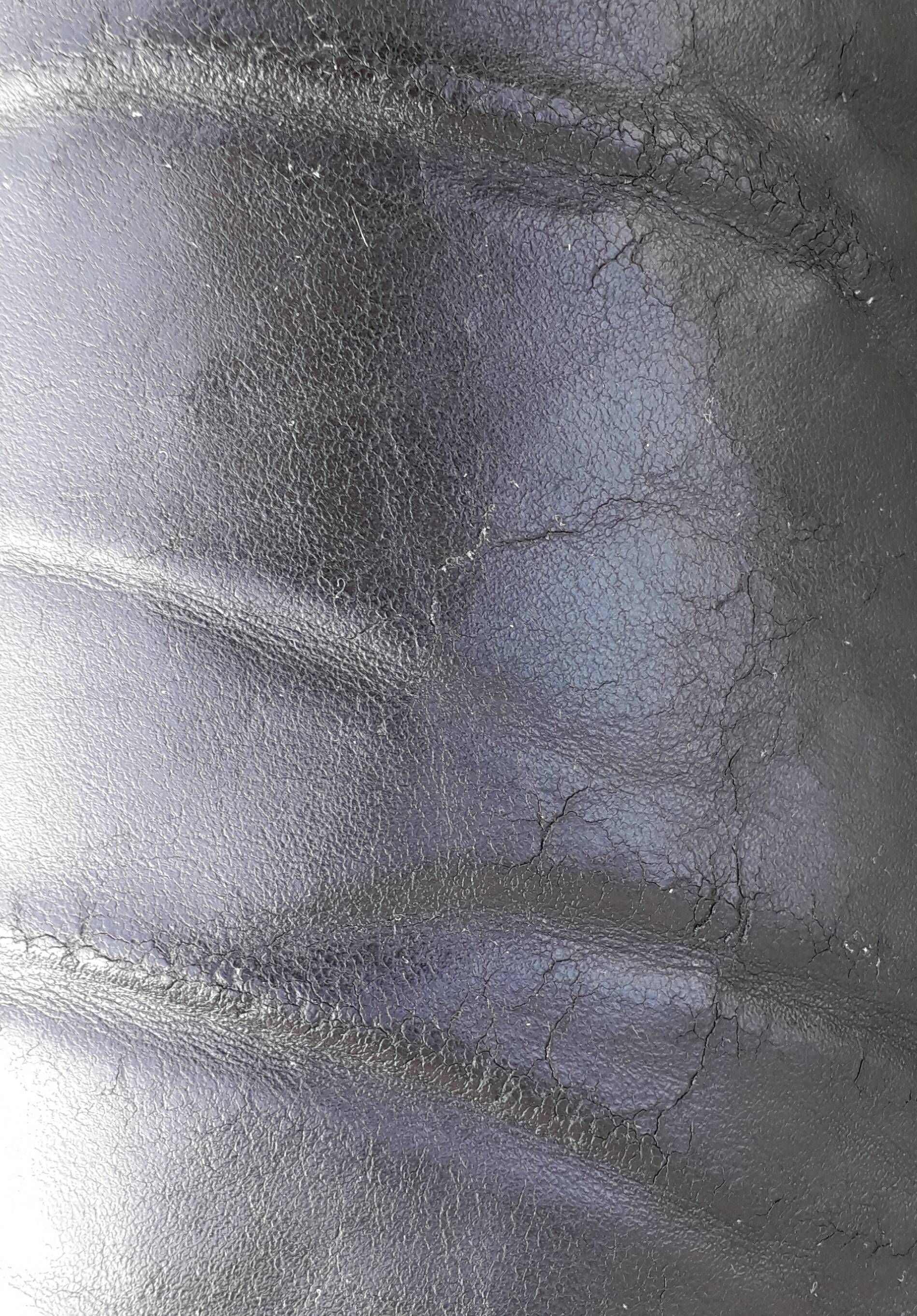 Vintage sofa wood leather rope