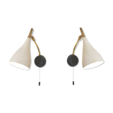 Pair of wall lamps for Gebruder Cosak, 50