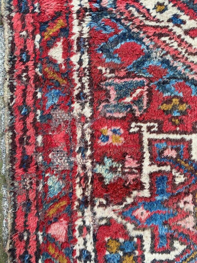 Mid-century Heriz carpet 116x62 cm