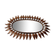 Original copper sun mirror 56x28cm