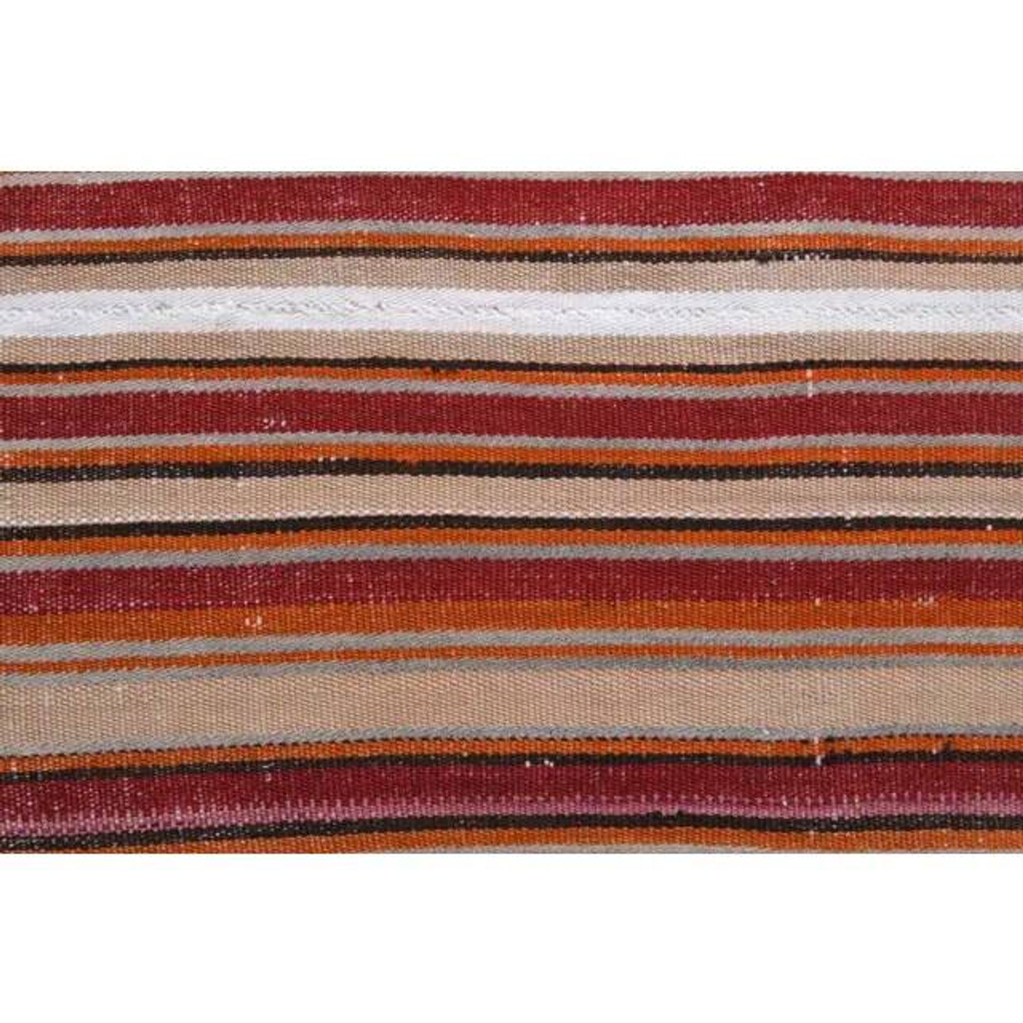 Vintage Turkish Hand-Knotted Wool Cotton Red Kilim Rug 145x236
