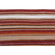 Vintage Turkish Hand-Knotted Wool Cotton Red Kilim Rug 145x236
