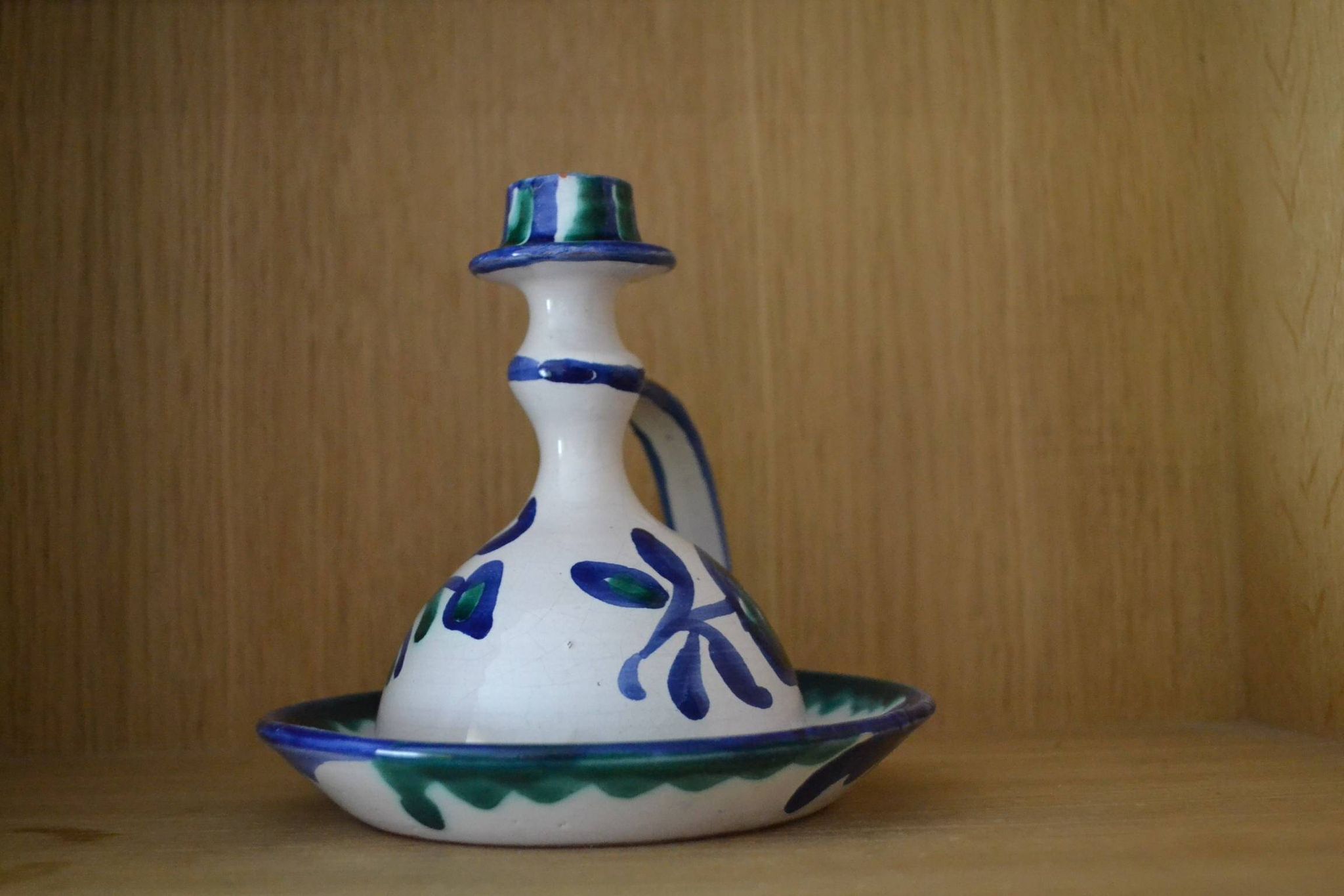 Spanish candlestick hand-painted