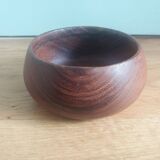 Turned wood bowl