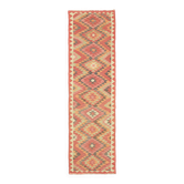 Turkish Handwoven Vintage Herki Kilim 96 cm x 315 cm