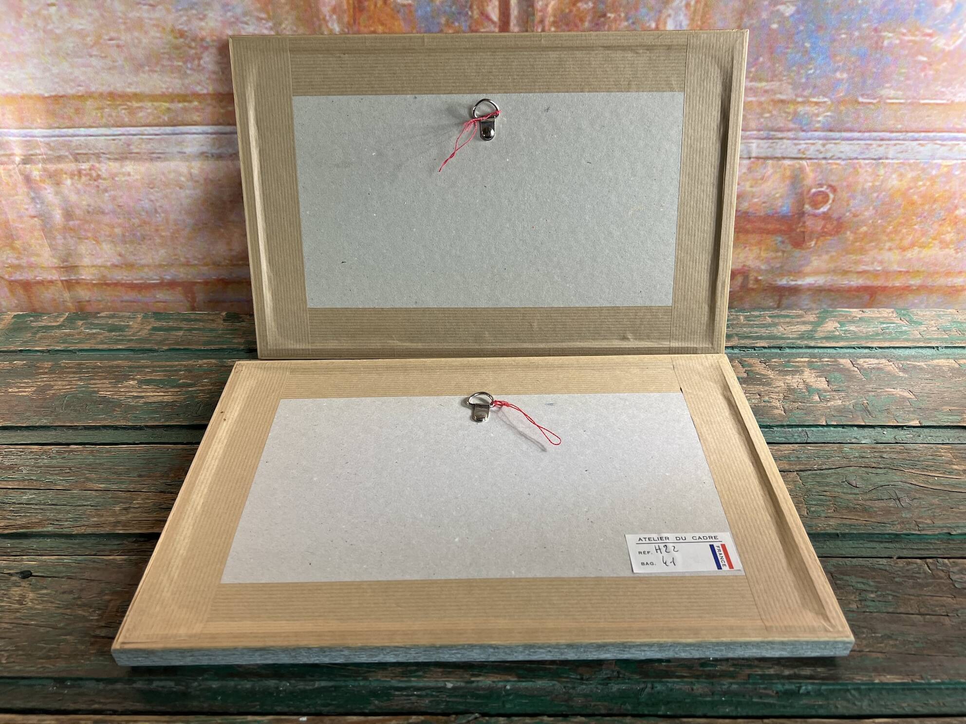 Set of 2 decorative duck wall posters ideal for children's rooms