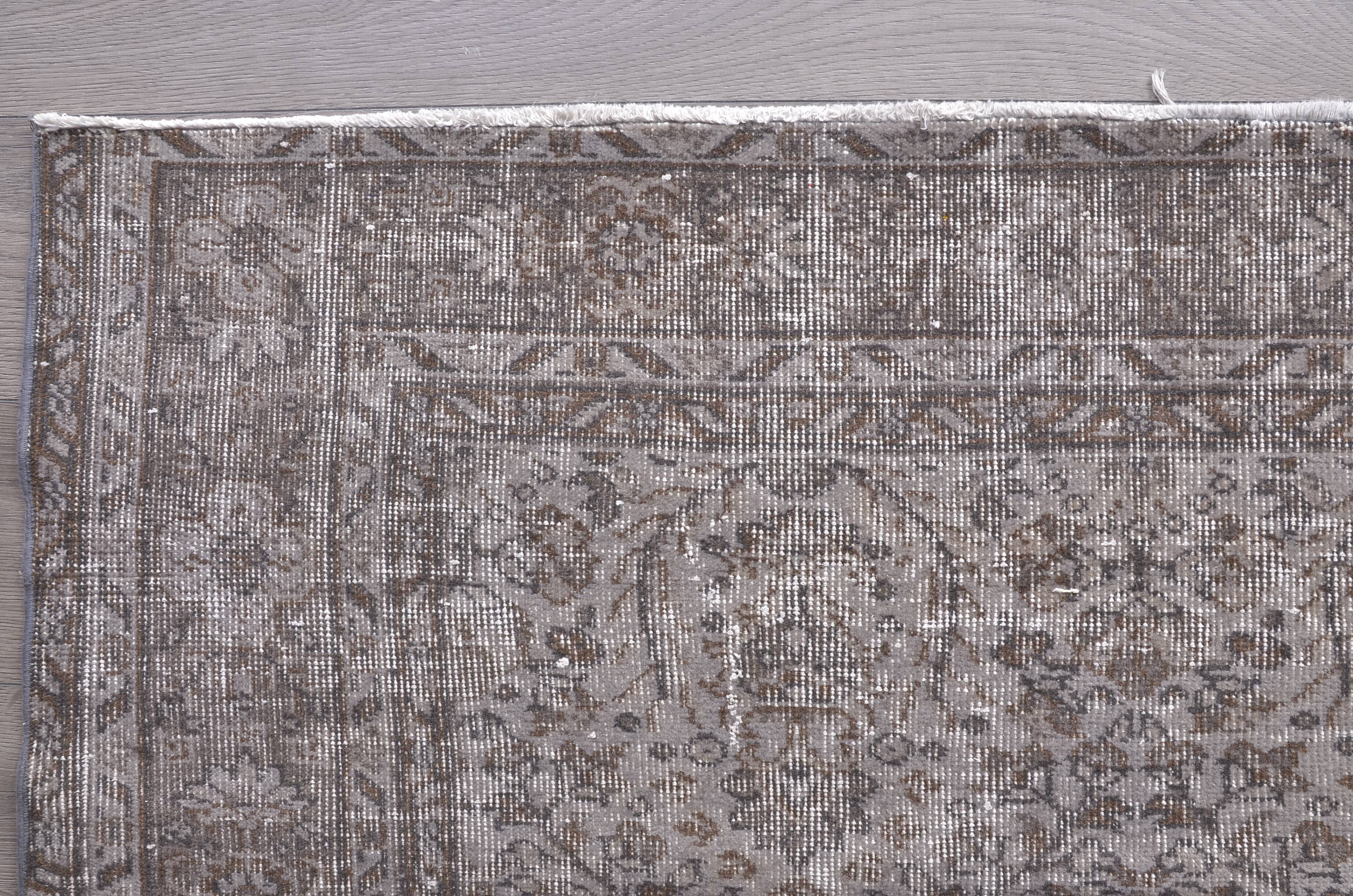 Gray Turkish Floral Carpet sku 1990