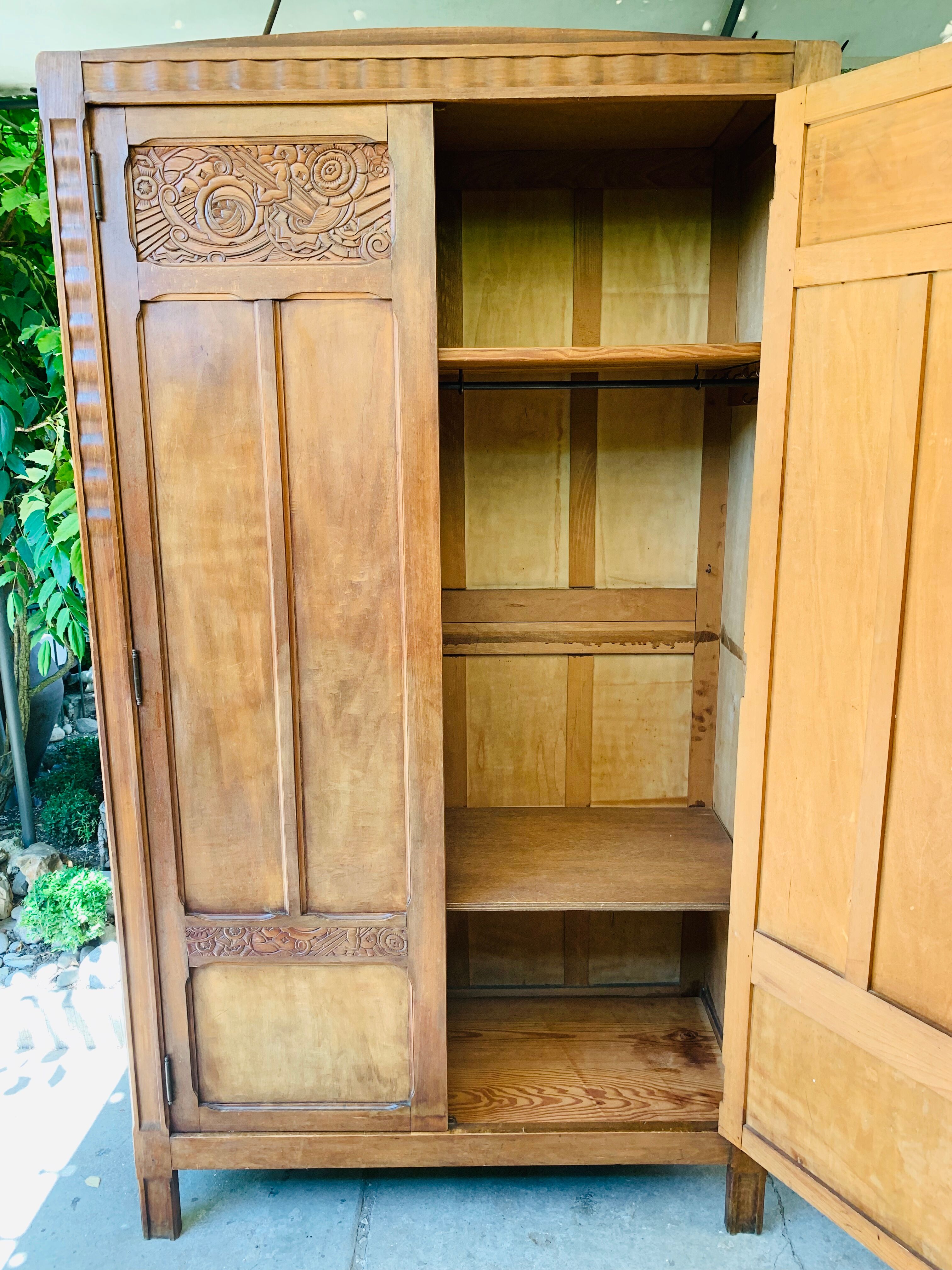 Art deco parisian wardrobe