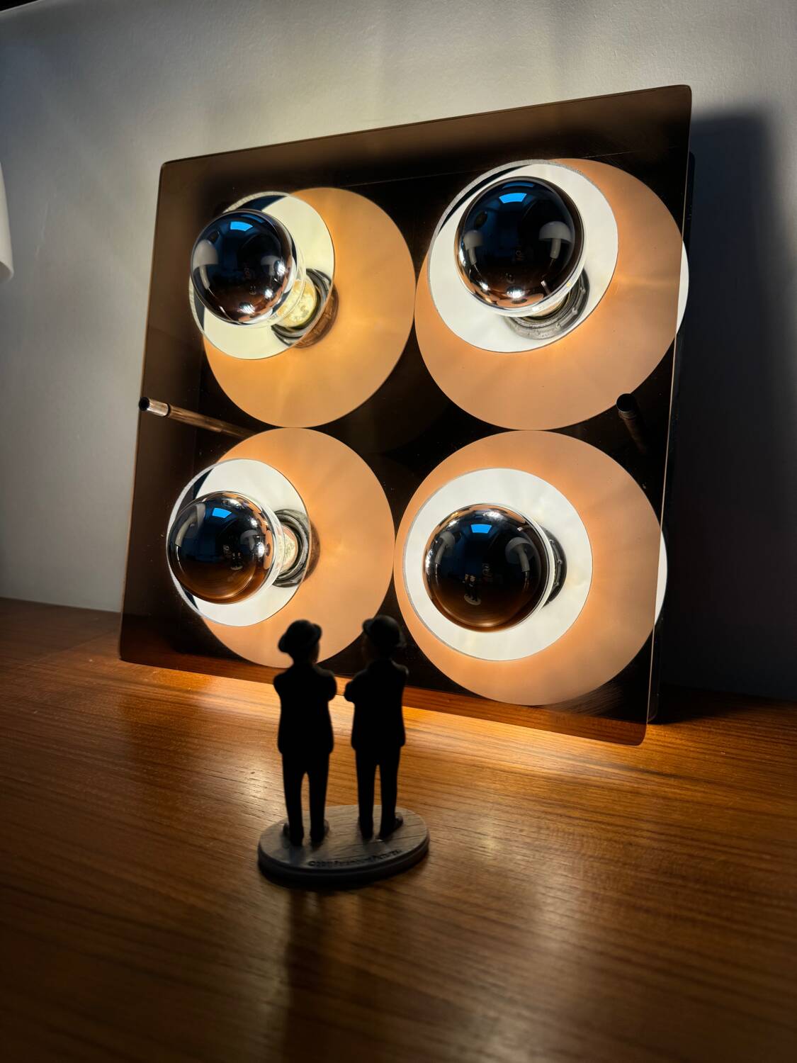 Applique Vintage 4 Feux Jocelyne Trocmé Oxar Modèle Disco