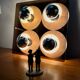 Vintage Wall Light 4 Lights Jocelyne Trocmé Oxar Disco Model