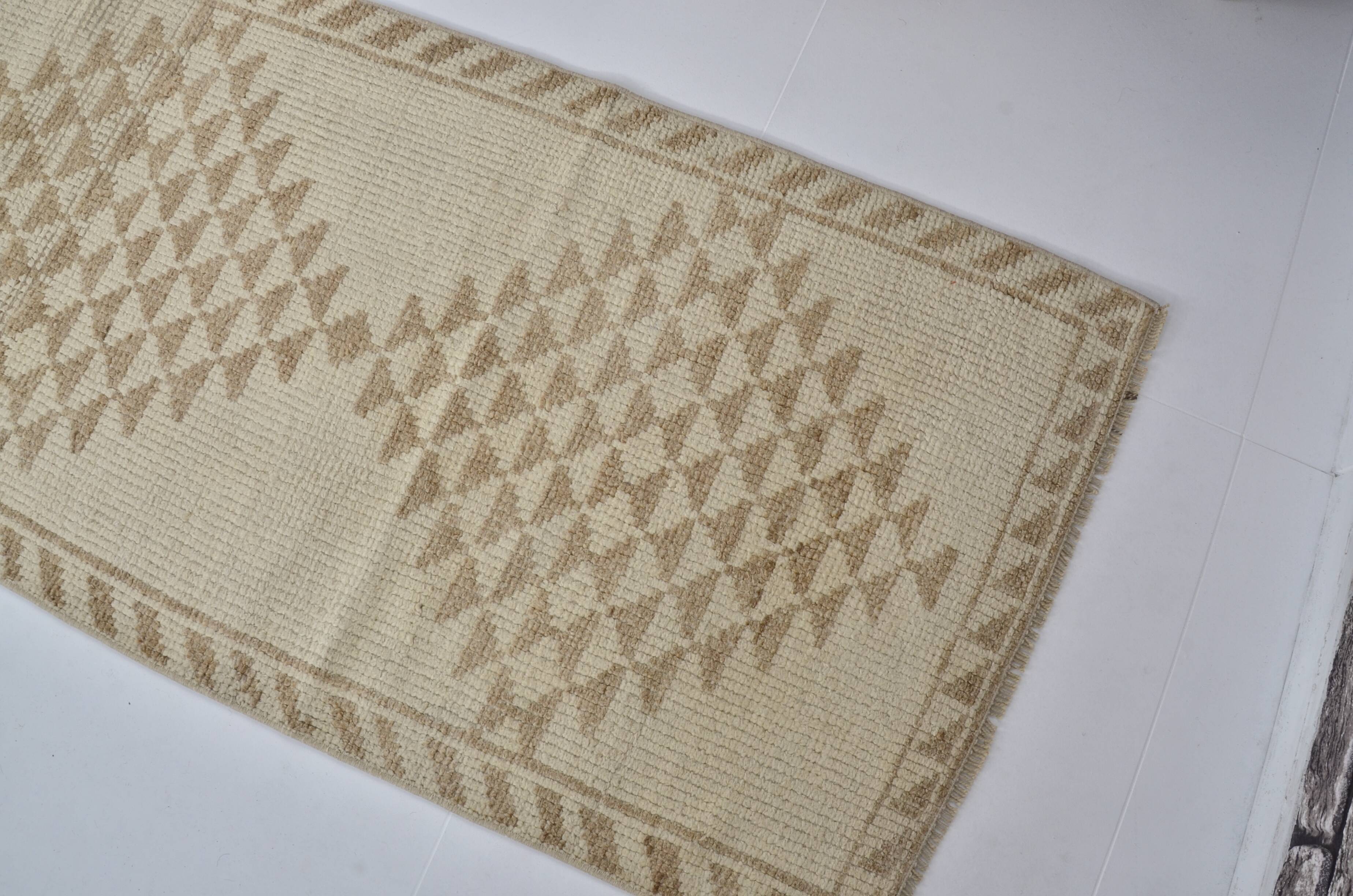 Turkish Anatolian Off White Runner Rug sku 2153