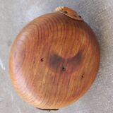 VINTAGE DESIGN WOODEN COUPE and ROPE attributed to Adrien Audoux