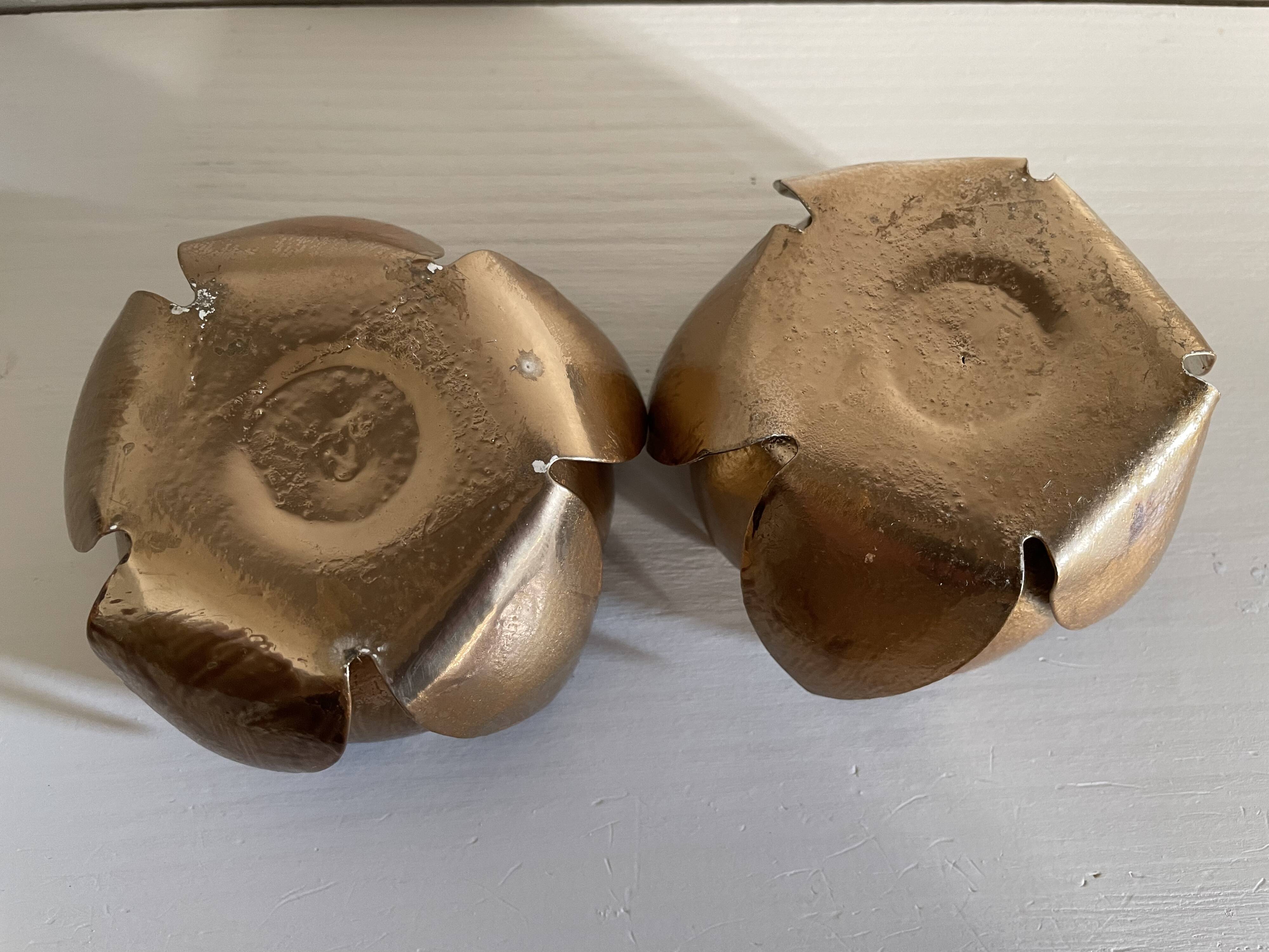 Water lily candlesticks