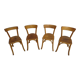 Set of 4 chairs bistros 50s /60