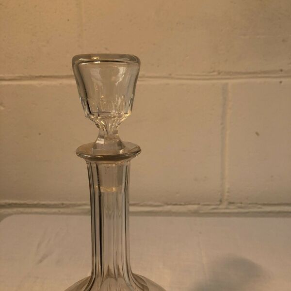 Flacon cristal dans le style de Saint Louis 19ème siècle