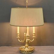 Large Bouillotte Lamp in Gilt Bronze, Louis XVI style – first half of the 20th century