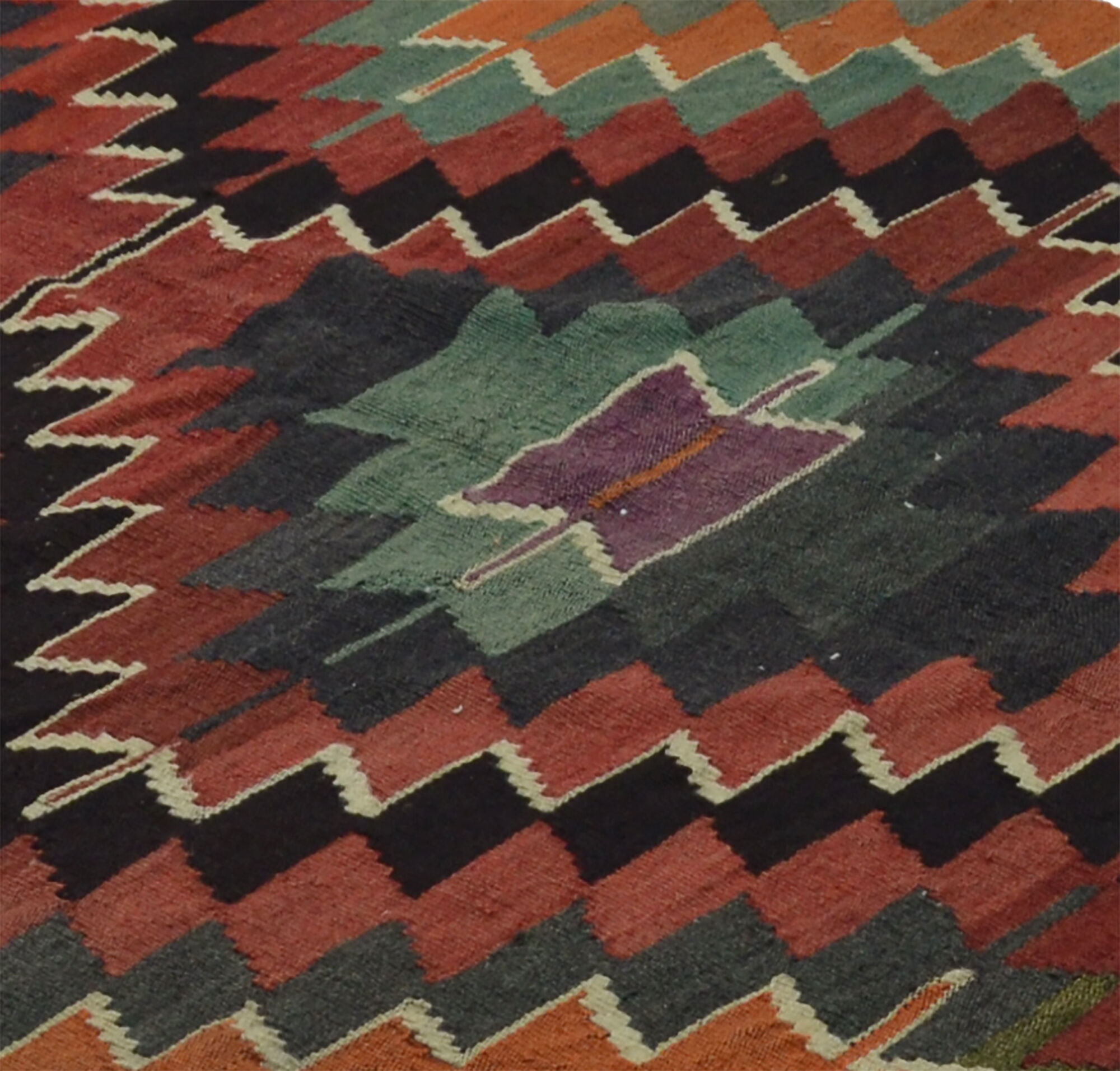 Anatolian handmade kilim rug 290 cm x 157 cm