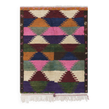 Vintage Turkish Oushak Rug Handwoven 115x145 cm