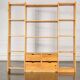 Large pine bookshelf