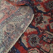 Indian runner rug, long handwoven  mahal carpet  95x447cm