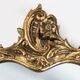 Belgian 20th Century gold framed oval mirror in Louis XV style