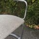 Chrome steel tube chair and fabric, 1970s