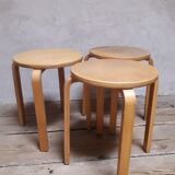 3 Stackable Scandinavian stools