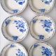 Set of 6 old hollow plates Lunéville