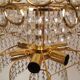 80s stamped chandelier