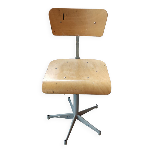 Chaise d'atelier vintage/chaise industrielle