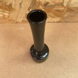 Ancien Vase Soliflore Opaline Noir Made On Germany Vintage #B092