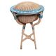 Rattan sewing cabinet