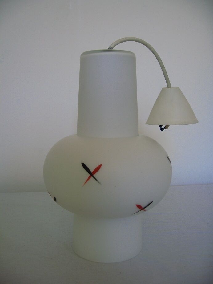 Opaline hanging lamp