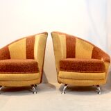 Fauteuils par František Jirák pour Tatra Nábytok