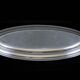 Large oval silver-plated metal serving platter with gadrooned edge – hallmarked