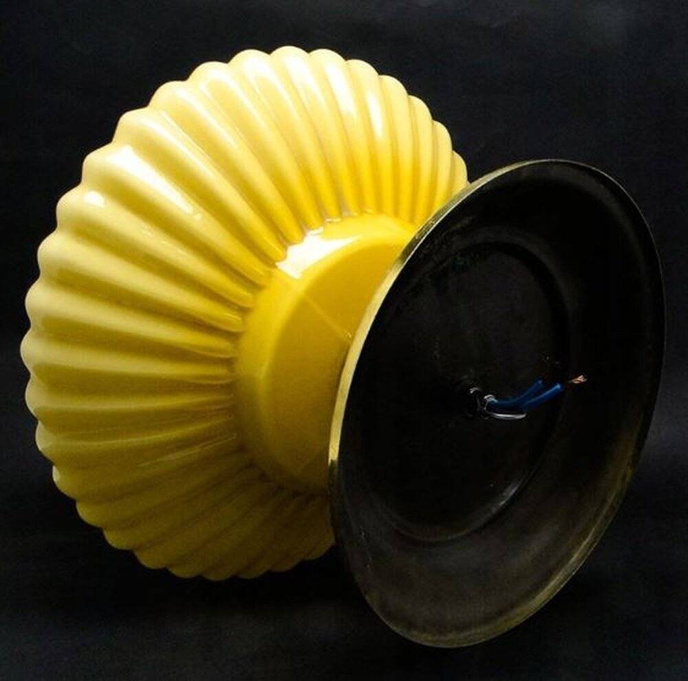 Art Deco pendant lamp, Poland, 1950s
