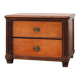 French Louis XVI Oak Commode with Fluted Corner Posts and Brass Handles, ci