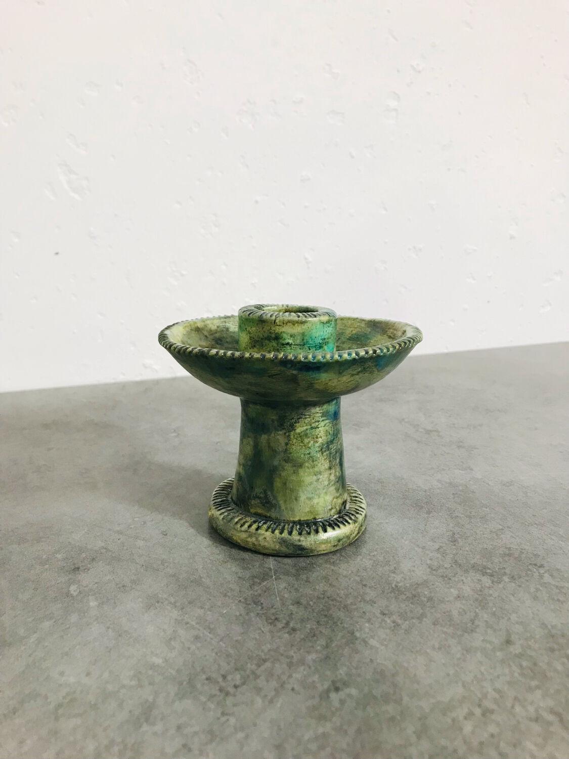 Les Arcs ceramic candle holder