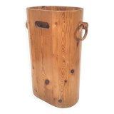 Vintage solid pine umbrella rack